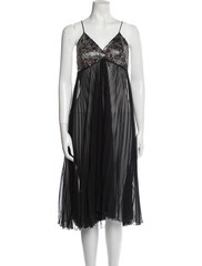 Bob Mackie size small sheer pleated evening gown Vintage And Gorgeous