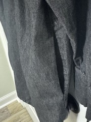 Nine West Lightweight Black Denim Shirt Dress Medium
