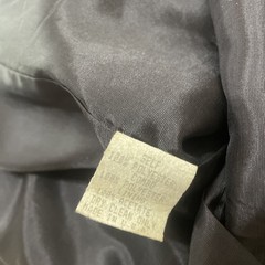 Vintage Datiani Open Back Midi Dress Button Pencil Sz 6 Black Cream Money Rare