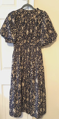THML SMALL Boho Anthropologie Puff Sleeve Sassy Classy Flowy Tiered Maxi Dress😍