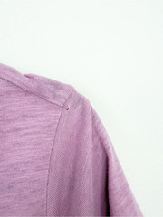 Eileen Fisher Organic Cotton Slubby Jersey Dress Lilac Size Small
