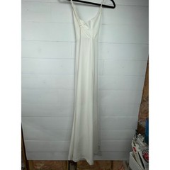 Lovers + Friends White Drape Front Maxi Gown Dress XXS Revolve Wedding