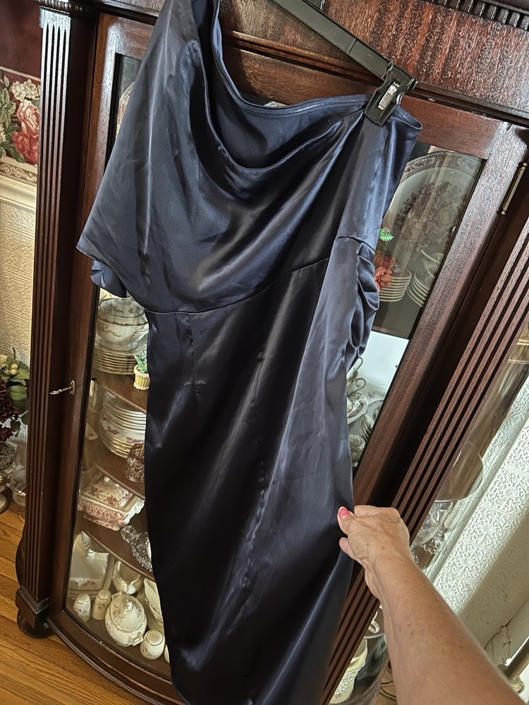 Women’s Cupshe Navy Xlg Dressy Off Shoulder Dress