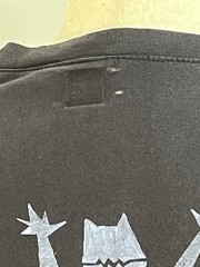 Monster & Moons Dress Avant Garde Art to Wear Stamp Paint Halloween READ