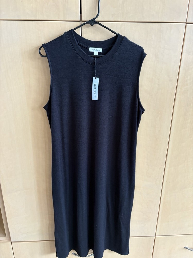 Prologue Black Sleeveless Maxi Dress Women’s Size XL NWT
