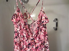 NWT women&rsquo;s sleeveless full length wrap dress Nine Eight New York Size XL