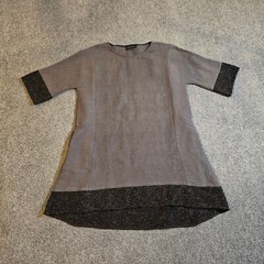 Hatch Dress Womens Size Small Gray Maternity Merino Wool A Line Pockets Casual