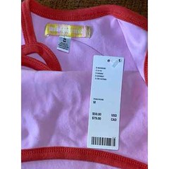 NWT Womens Urban Outfitters Burnout Tank Top Bodycon Dress Pink Size M