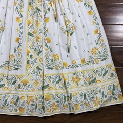 Antonio Melani X Style By Simkins Size 14 Yellow Floral Hannah Maxi Dress