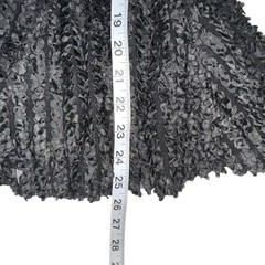 DSQUARED2 So Textural Strapless Black Fit and Flare Cocktail Mini Dress 42 US 6
