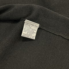 Vtg Talbots Knit Dress Cardigan Set M Black Wool Jersey Knit Blend Minimalist