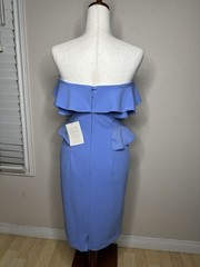 Alexia Admor Women&rsquo;s Strapless Dress Style #D2772 Blue Sz 6 NWT Romantic Lined