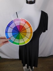 Silence + Noise Black One Shoulder Asymmetrical Surplice Dress Glam Witch