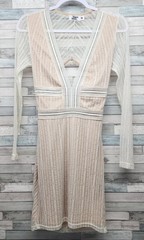 Tiger Mist Mini Dress Size Medium Womens White Lace Body Con Party Clubwear