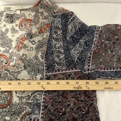 NWT Simply Noelle Flowy Boho Patchwork High Low Hem Dress With Pockets Size-S/M
