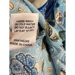 Aakaa Blue Floral Print Sundress