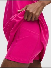 NWT NULU Flow Y Mini Dress ( XS ) Sonic Hot Pink