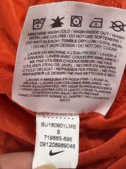 Nike Dress Womens Small Orange Dri-Fit Racerback Activewear Strappy Lightweight
