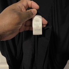 Y2K BCX Generation Black Draped Cocoon Dress Women’s Small Rayon Spandex