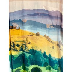 NWT The Kit | Maya Dress Mountain Postcard T-Shirt Dress – Artistic Landscape