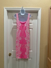 NWT Lilly Pulitzer Shadow Dancer Roxie Pink Sleeveless Dress Size M