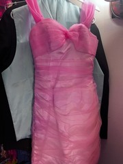 Pink Mesh Ruched Tulle Lace Up Mini Dress new with tags