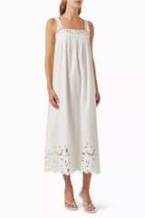 DOEN Ellen Cotton Dress Size L Orig. $348 Pre-owned