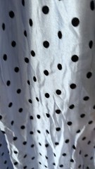 Sofie the label Jacquelyn blue polka dots midi dress medium