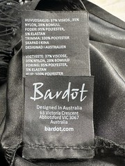 Bardot Lace Panel Midi Dress In Black Womens US Size 6 AUS/UK Size 10 NWT