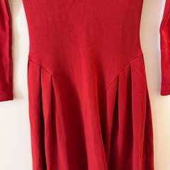 OGL MaxWarm Mockneck Knee Length Brami Dress Luxe Red Size XS NWT
