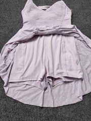 Free People FP Movement Women Size Small Smockin Hot Dress Romper Lavender NEW