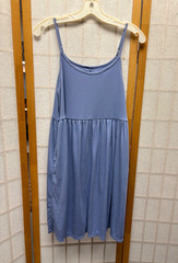 Wild Fable Sundress Purple Ribbed Stretch Size L Pockets