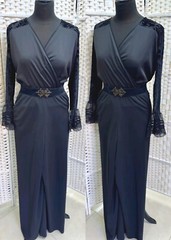 Michal Negrin Elegant Black Overall With Lace Size – M – NWT