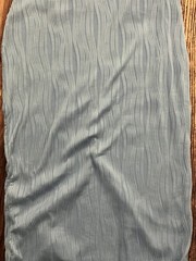 New Pretty Garden Adjustable Strap Bodycon Textured Dress, Slit, Light Blue, XXL