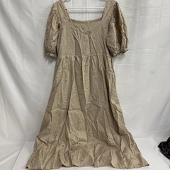 THINGS BETWEEN PUFF SLEEVE DRESS SZ Large EUC Embroidered Florals Flowers
