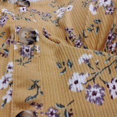 No Bo Sundress Padded Yellow Flower Pattern New Size XL Pull On Mini Stretch
