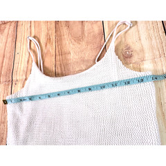 Z SUPPLY Womens Mini Dress White Textured Spaghetti Strap Scoop Neck Size SMALL