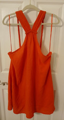 NWT* Anthropologie Women&rsquo;s Small Dress Braided Trim Gauze Cover Up Halter