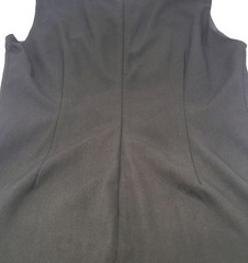 Calvin Klein Dress 12 Black Sleeveless Sheath O-Ring Grommet Career NWT CD3X1B35