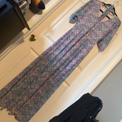 NWT Blackmilk Clothing Mermaid Print Pastel Maxi Dress