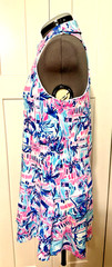 Lilly Pulitzer UPF 50+ Luxletic Dania Dress Medium Ravello Blue Perfect Match