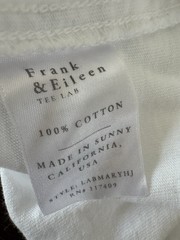 Frank & Eileen Mary Dress Womens XS Classic White Shirtdress Long Sleeve