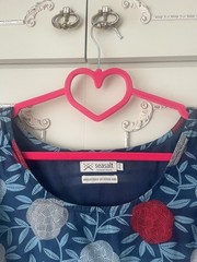 💝 Seasalt  » LOPTHORNE  » Dress Size 20 Blue Red White Floral Print