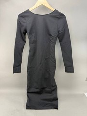 Lulus Va Va Voom Black Backless Midi Dress Size M