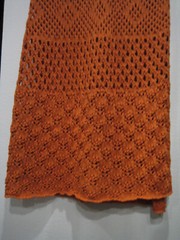 Anthropologie, Orange-Rust, Crochet Knit, Maxi Dress/Topper. Med. NWT