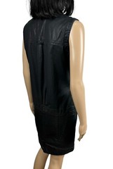 Diesel + Edun Studio Waxed Shirt Dress size S