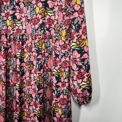 SundayUp Women’s Large Long Floral Pattern Dress Flowy Comfy Casual No Wrinkle
