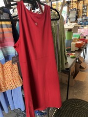 Eddie Bauer Aster Collection Medium Moisture Wicking Sleeveless Red Dress