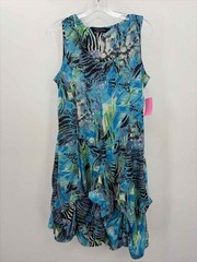 Pre-Owned Tango Mango Blue Size Small Knee Length Sleeveless Dress
