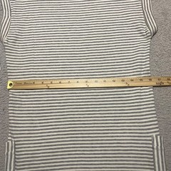 NWT Athleta Womens 2XS Sweatshirt Dress Gray Striped Ease Up French Terry New
